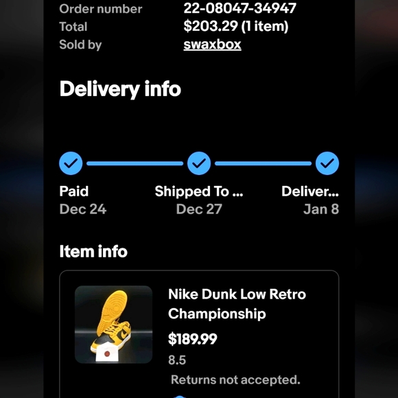 Men's Nike DUNK low retro Championship sneakers - Picture 7 of 7